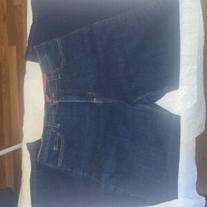 NYDJ Dark Blue Straight Leg Jeans